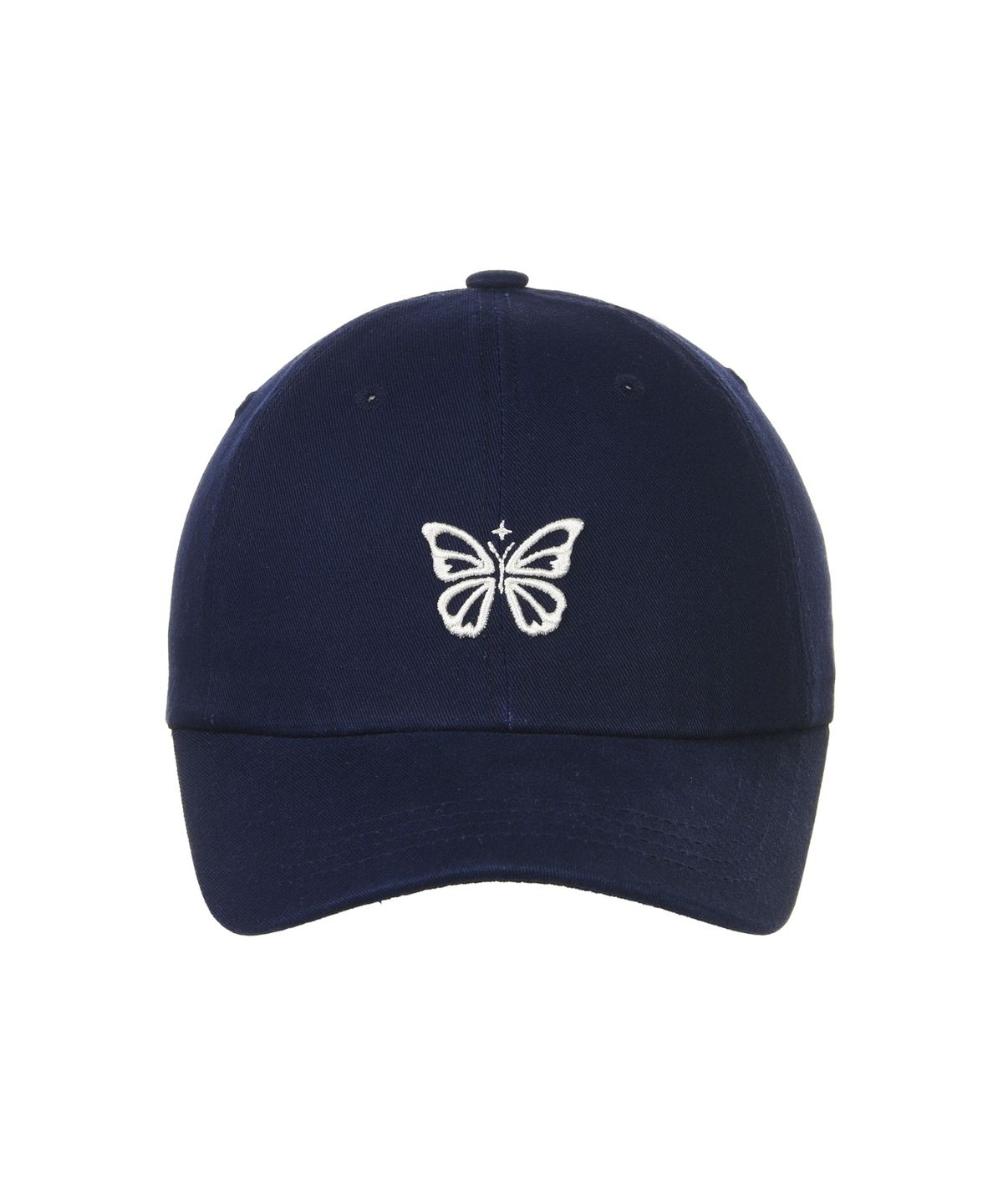 닉앤니콜(NICK&NICOLE) MINI BUTTERFLY BLINK BALL CAP_NAVY CREAM