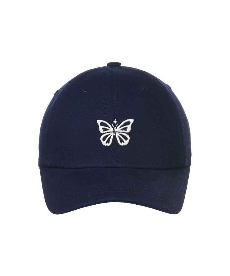 MINI BUTTERFLY BLINK BALL CAP_NAVY CREAM