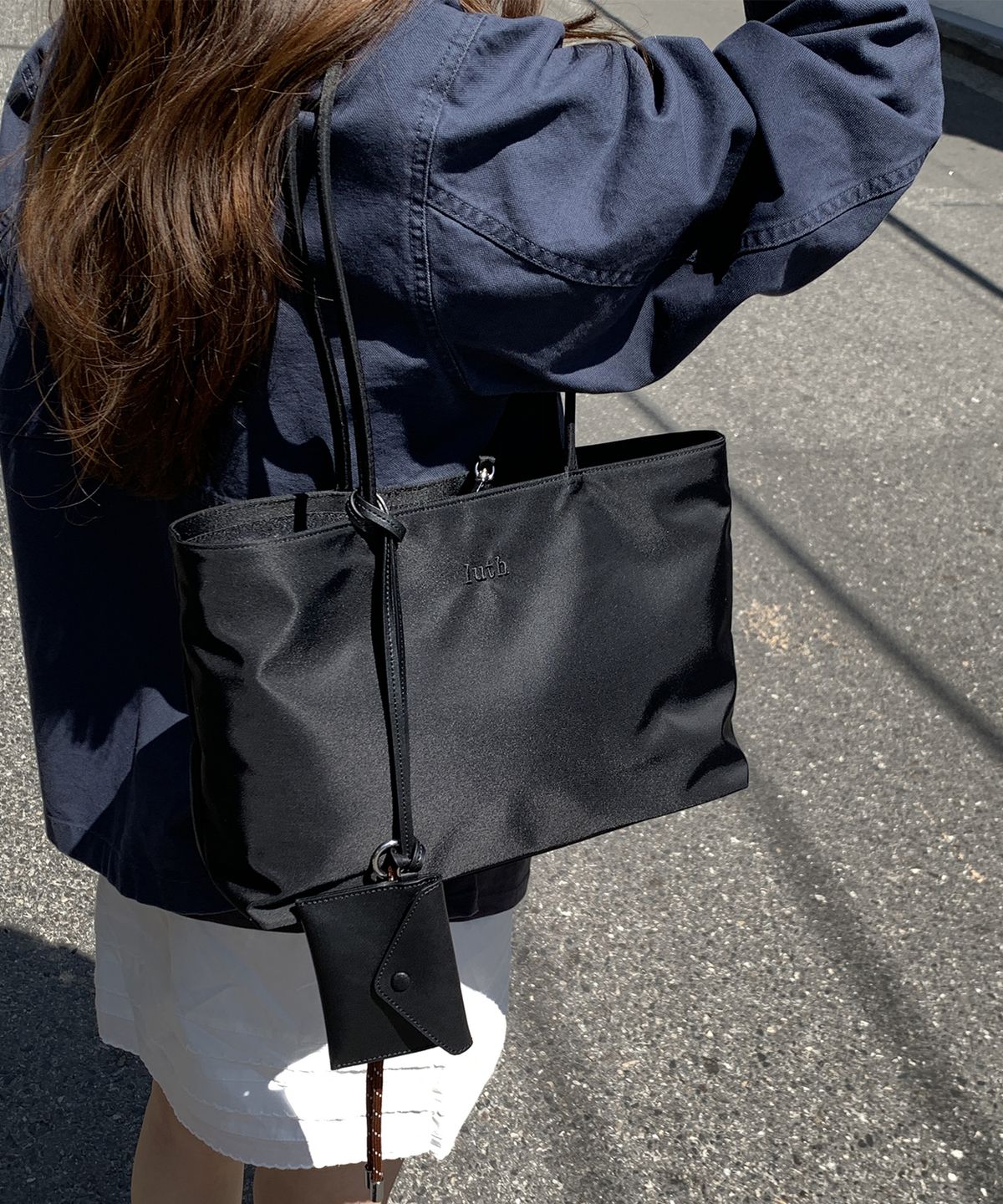 루스프로덕트(LUTHPRODUCT) Nylon Shopper Bag(나일론) _ BLACK M