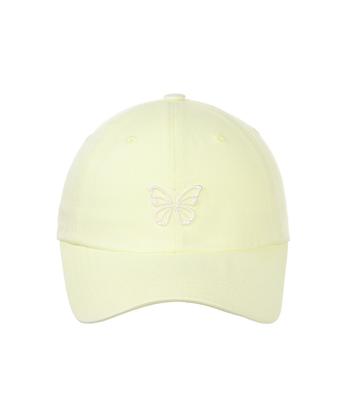 닉앤니콜(NICK&NICOLE) MINI BUTTERFLY BLINK BALL CAP_YELLOW CREAM