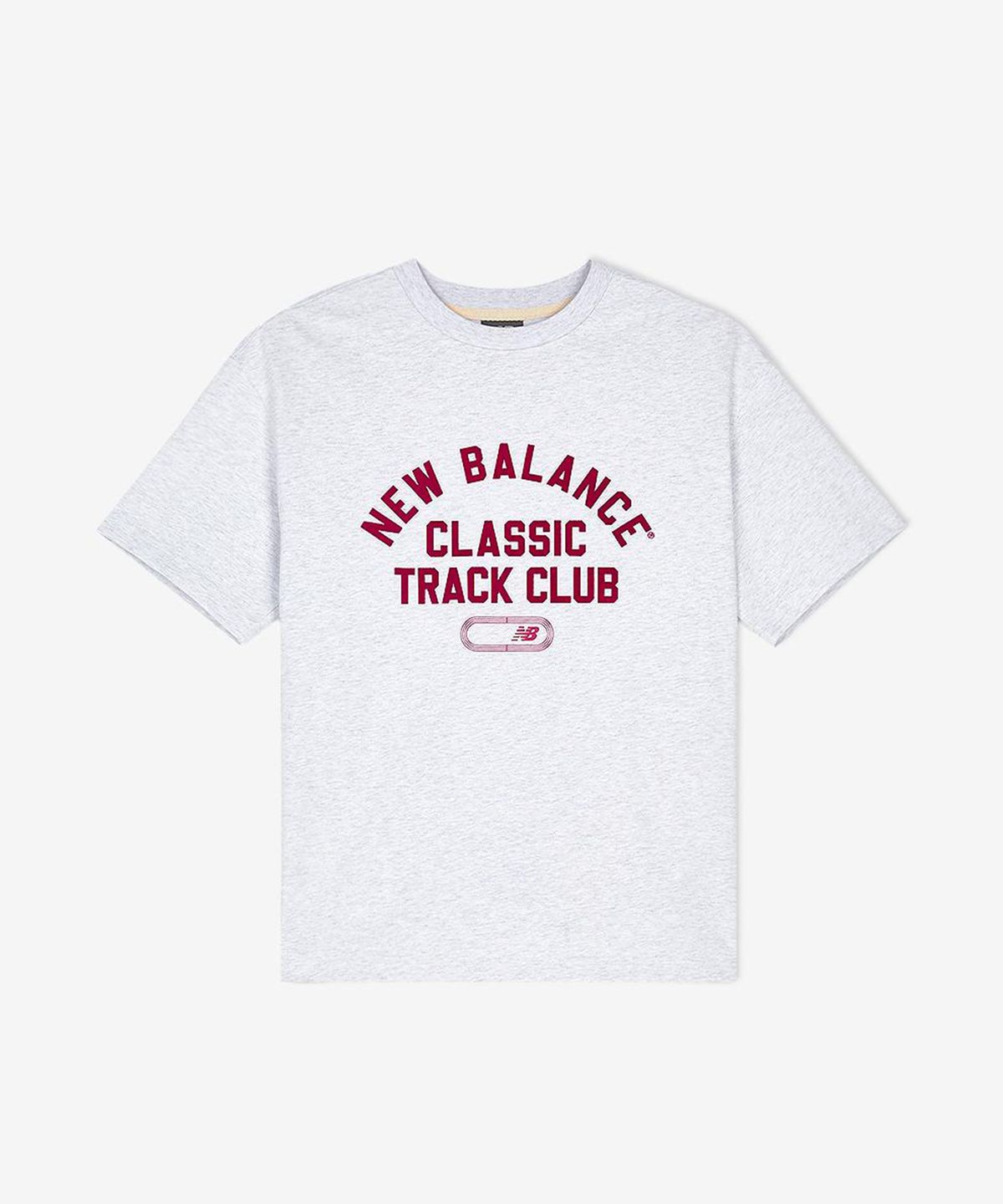 뉴발란스(NEW BALANCE) NBNEGCO217 / UNI 트랙 클럽 반팔티 (L/GRAY)