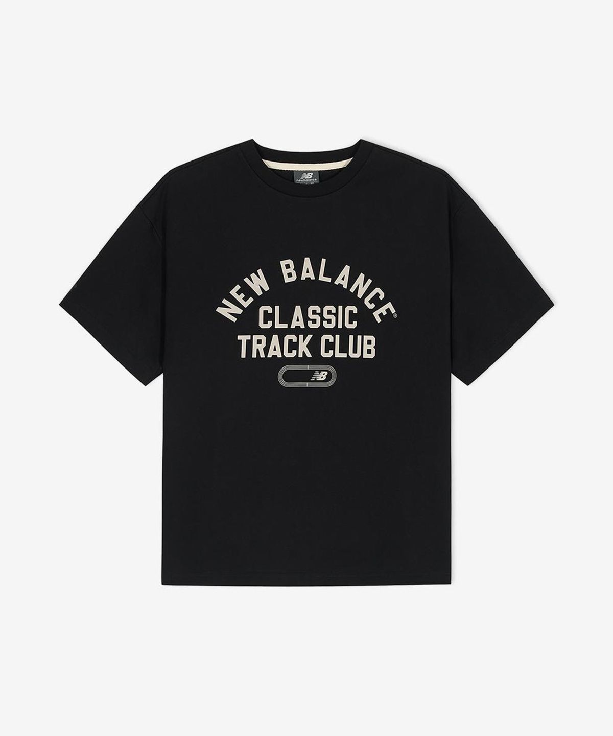 뉴발란스(NEW BALANCE) NBNEGCO217 / UNI 트랙 클럽 반팔티 (BLACK)