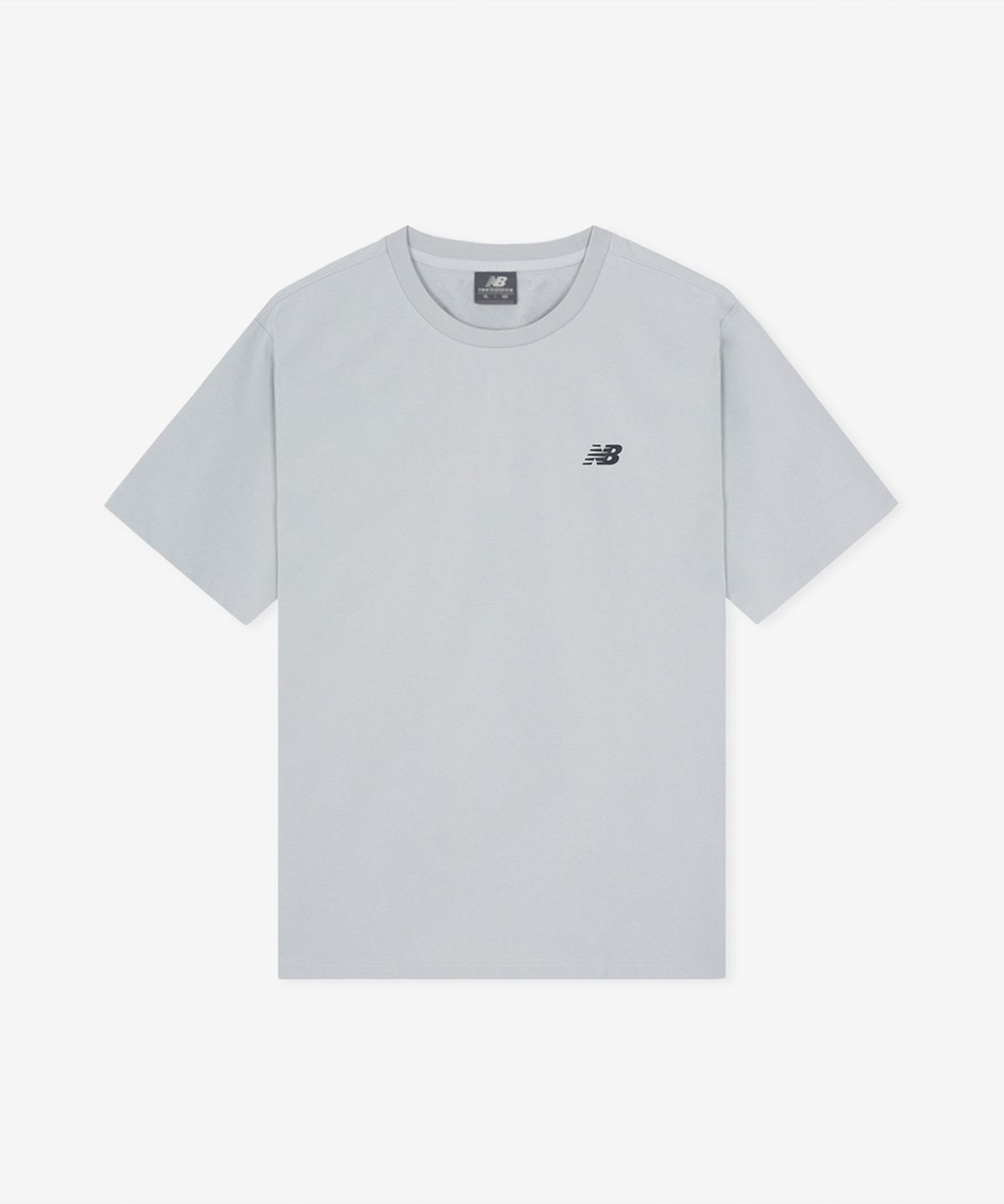 뉴발란스(NEW BALANCE) NBNEGCO210 / UNI FROZEN 스몰로고 반팔티 (L/GRAY)