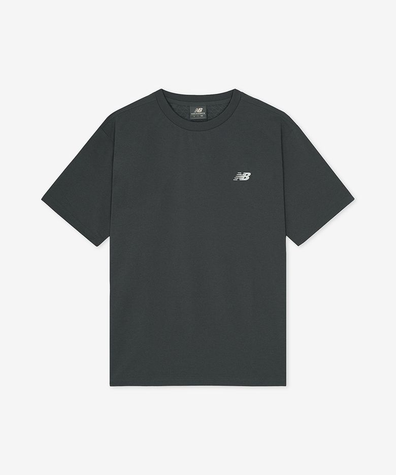 NBNEGCO210 / UNI FROZEN 스몰로고 반팔티 (CHARCOAL)