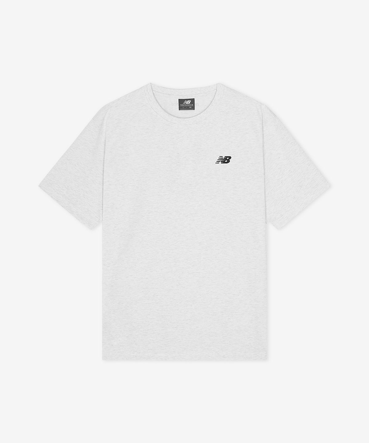 뉴발란스(NEW BALANCE) NBNEGCO201 / UNI 에센셜 스몰로고 반팔티 (L/GRAY)