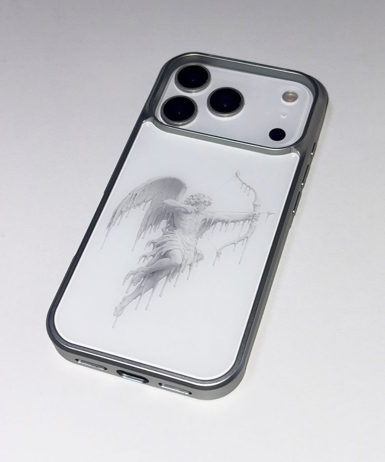 순백의 끝 silver bumper case (glass/magsafe)