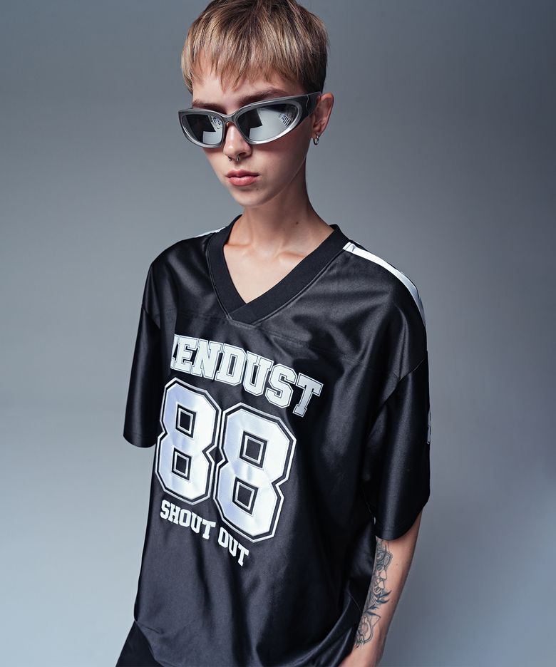 Offside High Line Football Jersey T-shirt BLACK