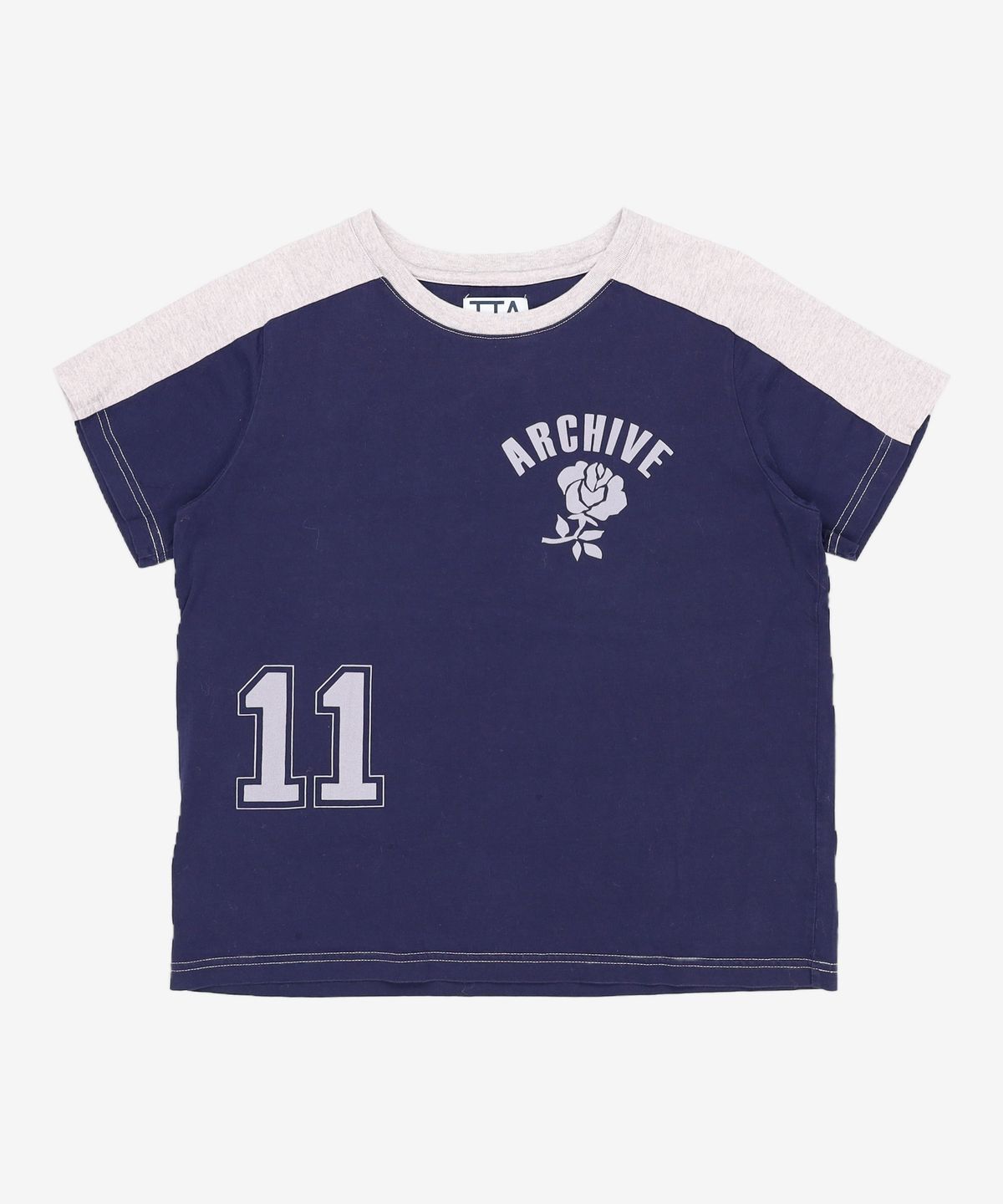 토우토우 아카이브(TOWTOW ARCHIVE) TEAM S/S TSHIRTS-INDIGO NAVY