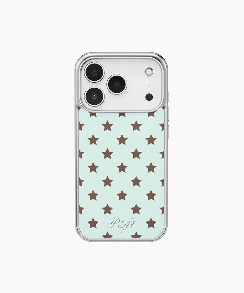 실버 에폭시 Star Dot 민트 케이스