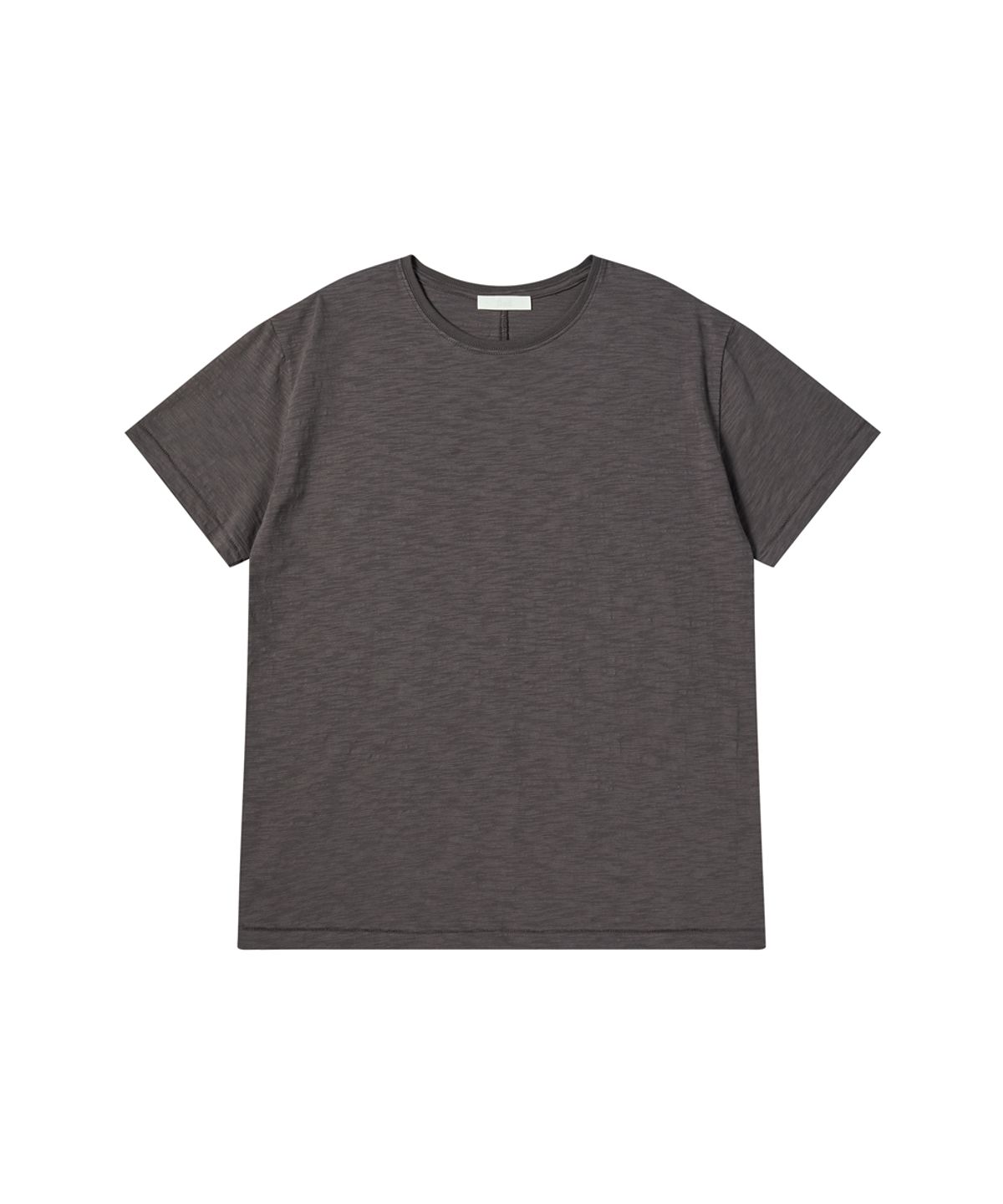 러드(LLUD) Core slub T-shirt Charcoal