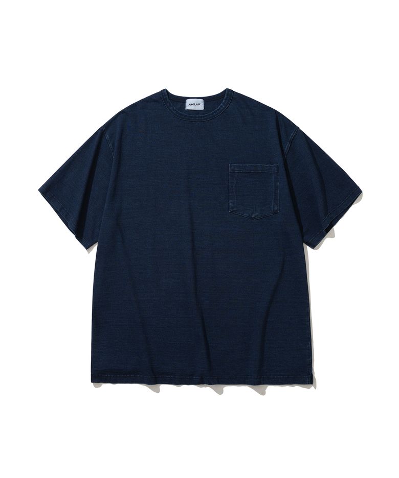Essential Big Half Tee - Indigo