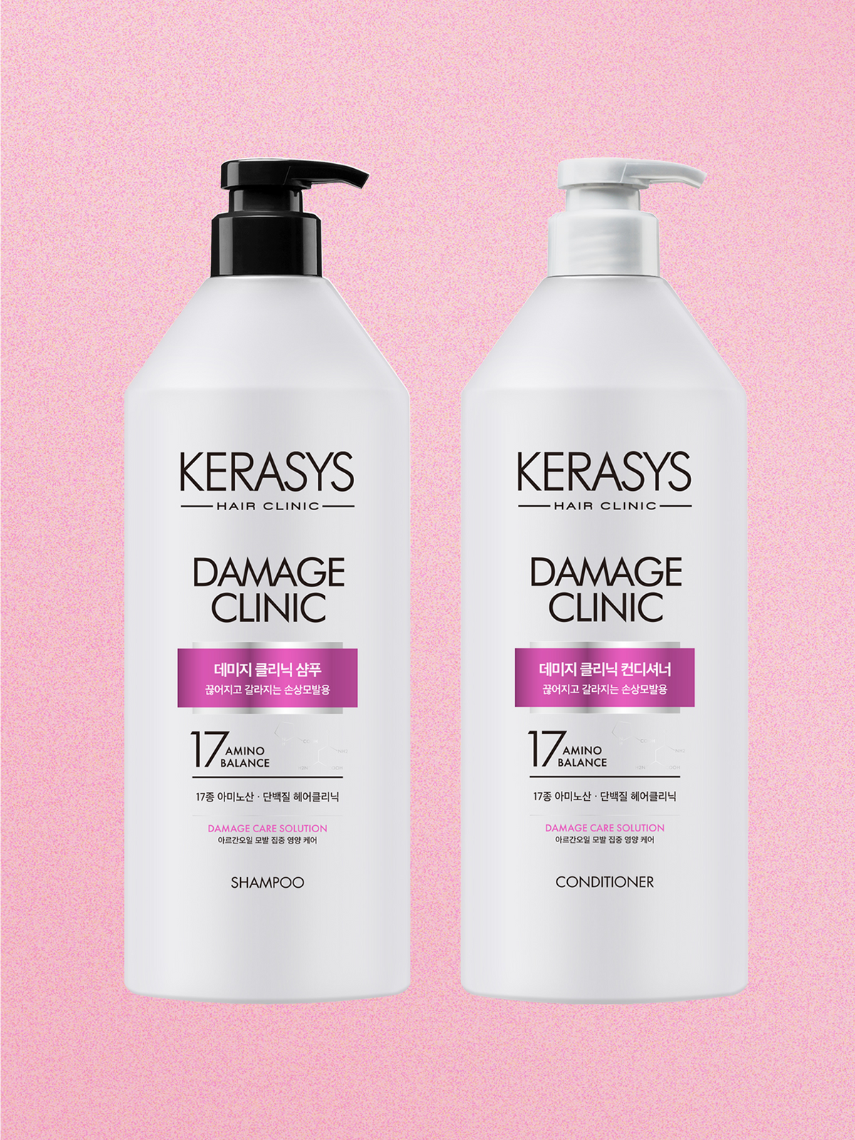 케라시스(KERASYS) 케라시스 클리닉 샴푸 + 린스 980ml 2개 골라담기 (데미지/두피)