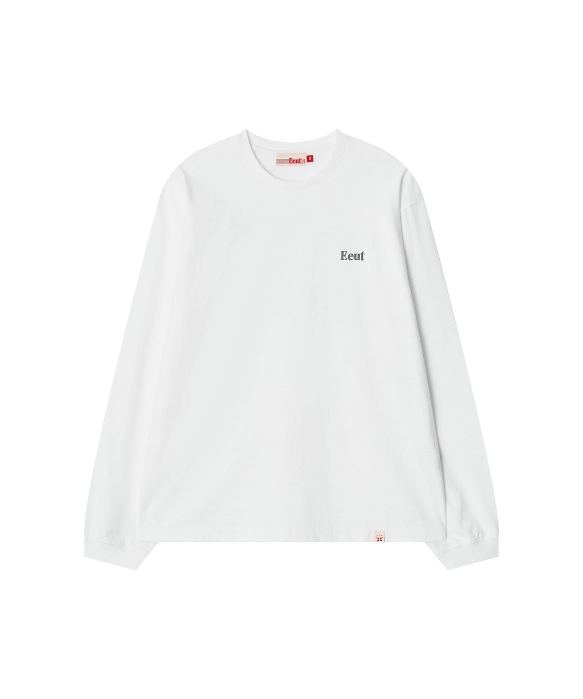 이우트(EEUT) PIGMENT DYED LONG SLEEVE / WHITE
