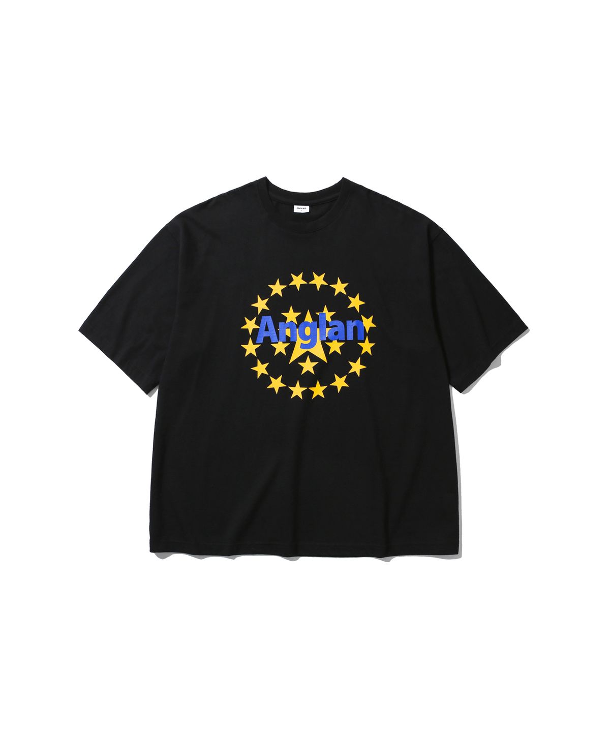 앵글런(ANGLAN) Star Graphic Tee - Black