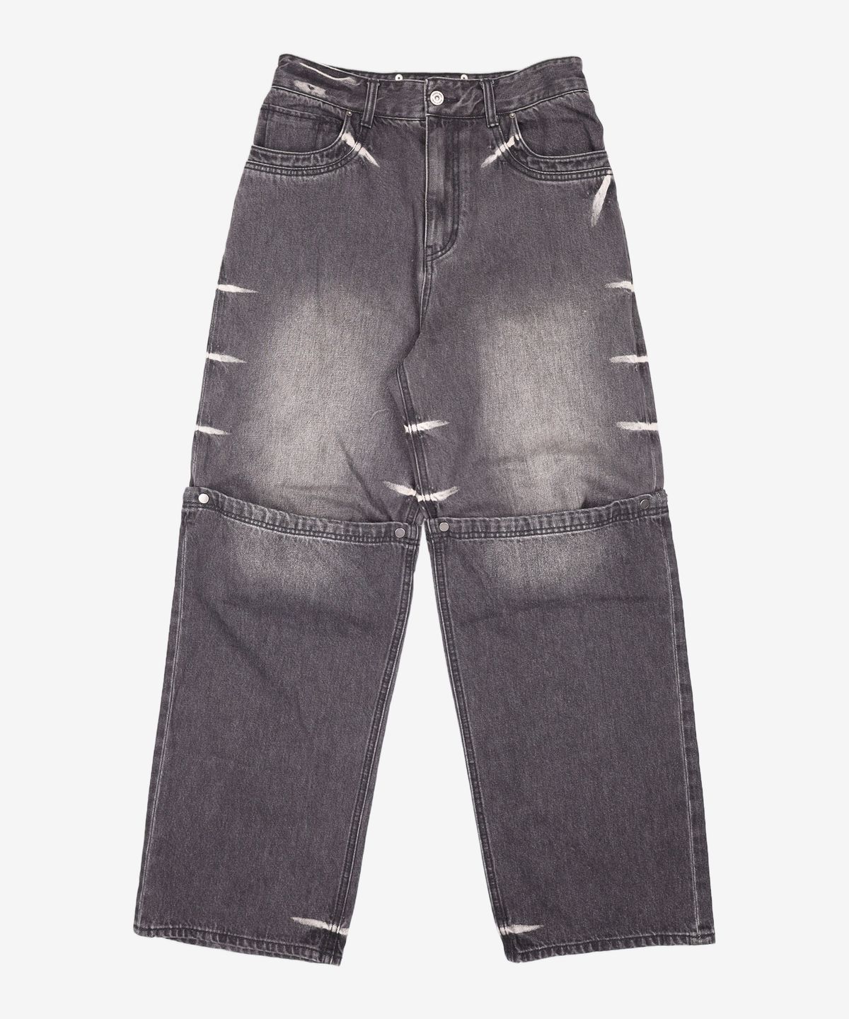 메종미네드(MAISON MINED) UNION DETACHABLE DENIM PANTS M