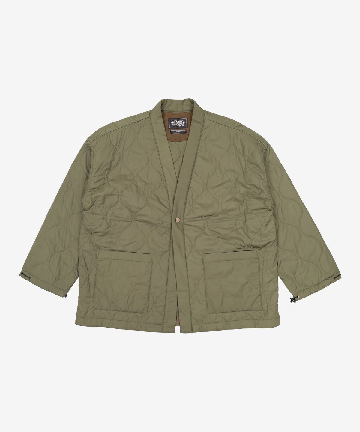 프리즘웍스(FRIZMWORKS) QUILTED DURUMAGI JACKET _ OLIVE L