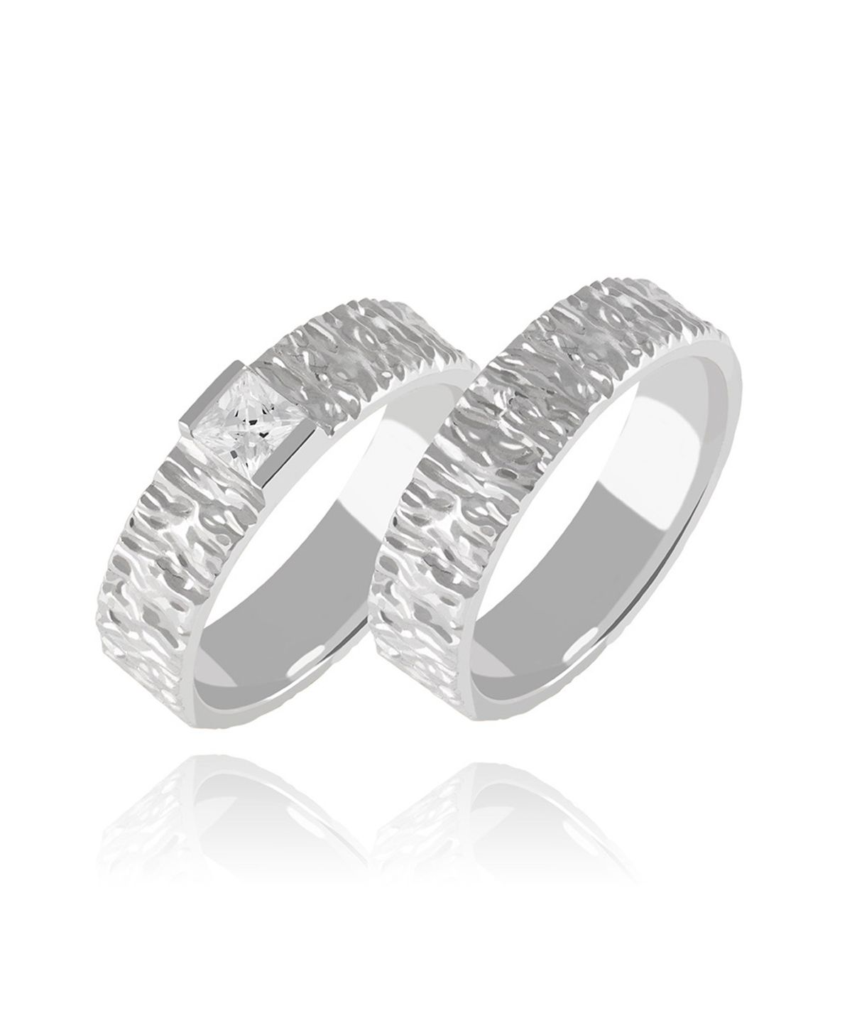 엘렌쥬얼리(HELENE JEWELRY) 실버 Silver 925 포르뚜나 커플 링 은 반지