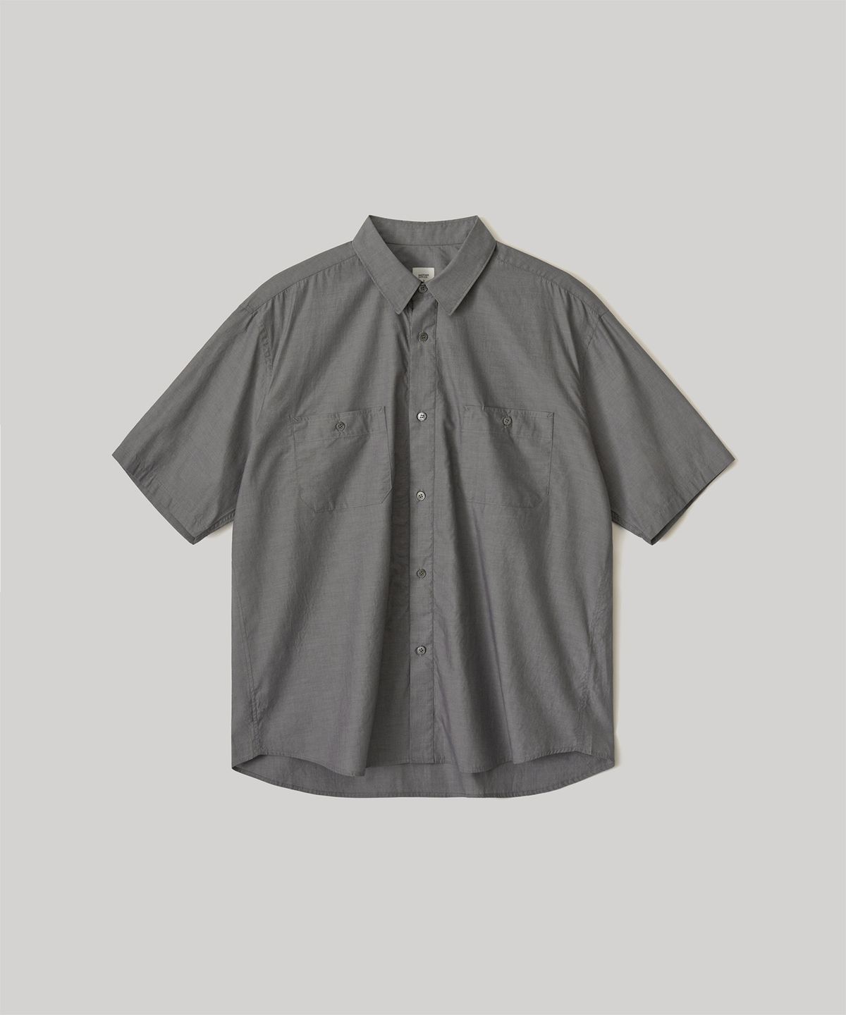 어나더 오피스(ANOTHER OFFICE) Writer Chambray Shirt (Monk Gray)