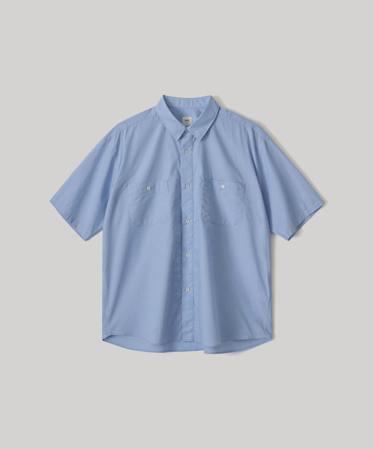 어나더 오피스(ANOTHER OFFICE) Writer Chambray Shirt (Sax)