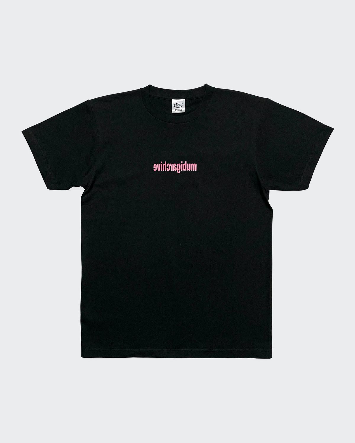 무비그아카이브(MUBIG.ARCHIVE) Reversed Logo Tee (Pink)