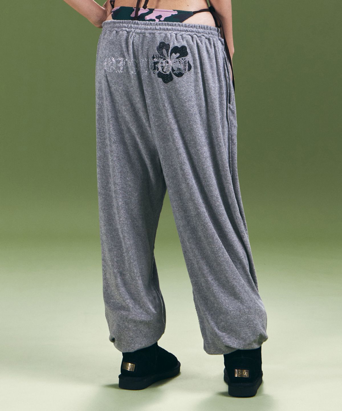 플리즈노팔로우(PLEASENOFOLLOW) Weenie Terry Jogger Pants (Melange Grey)