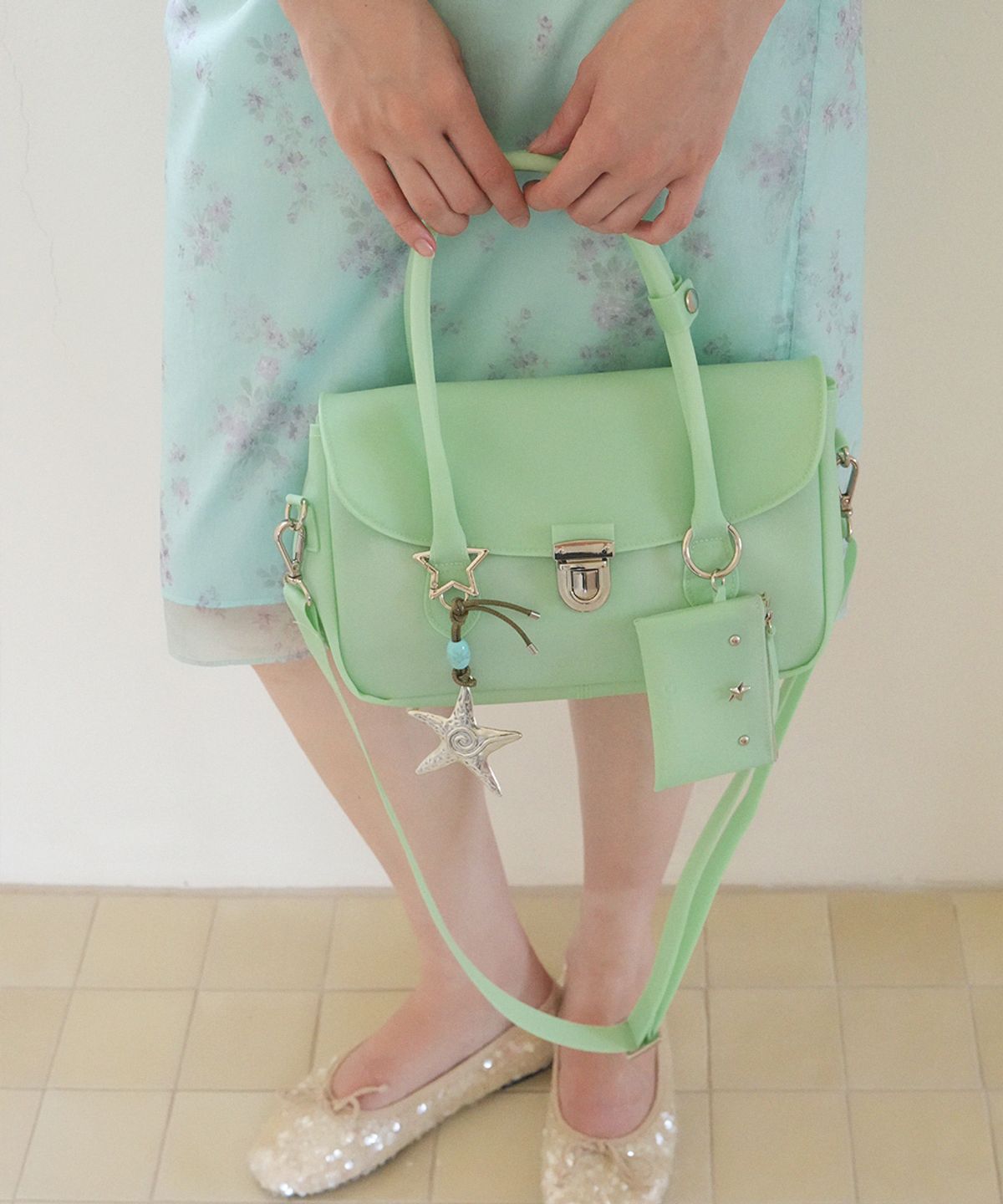 옴니포턴트(OMNIPOTENT) Candy Jelly  Cross Bag & Card Wallet _4Colors