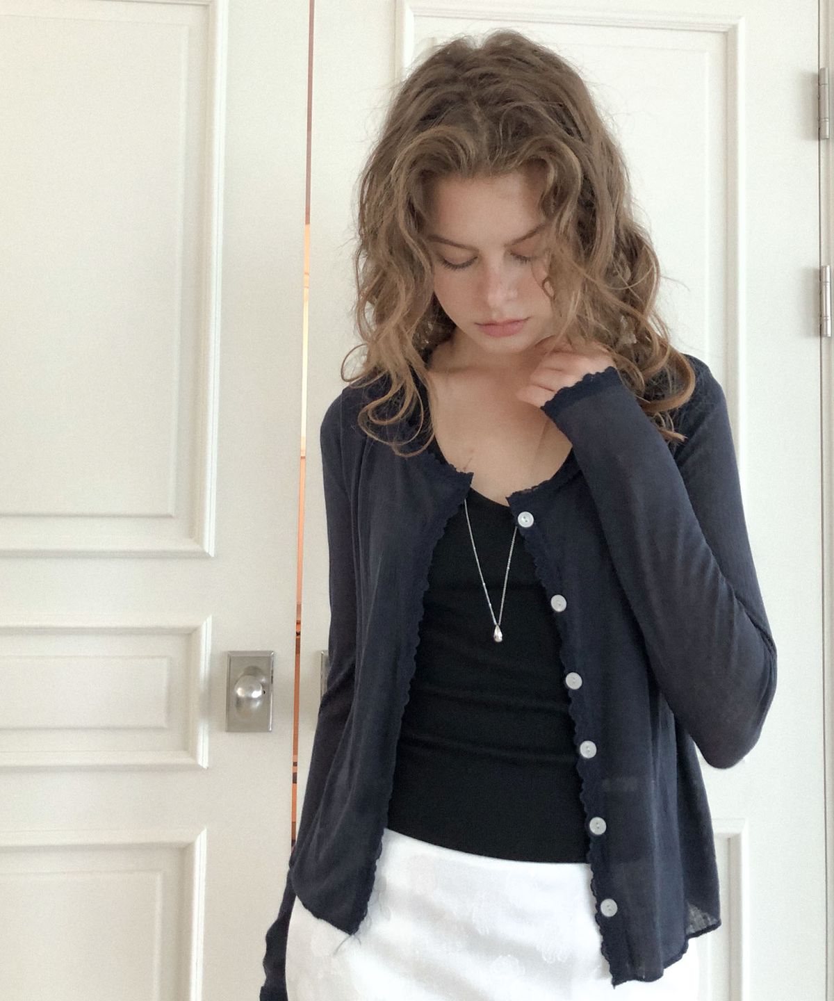 딜라이디(DELIDI) Loving cardigan (navy)