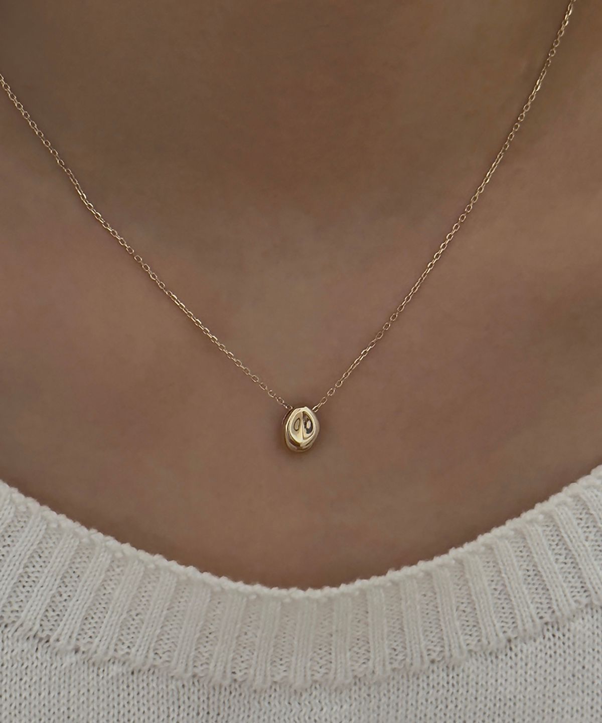 파예(FAYE) 14k Melted necklace