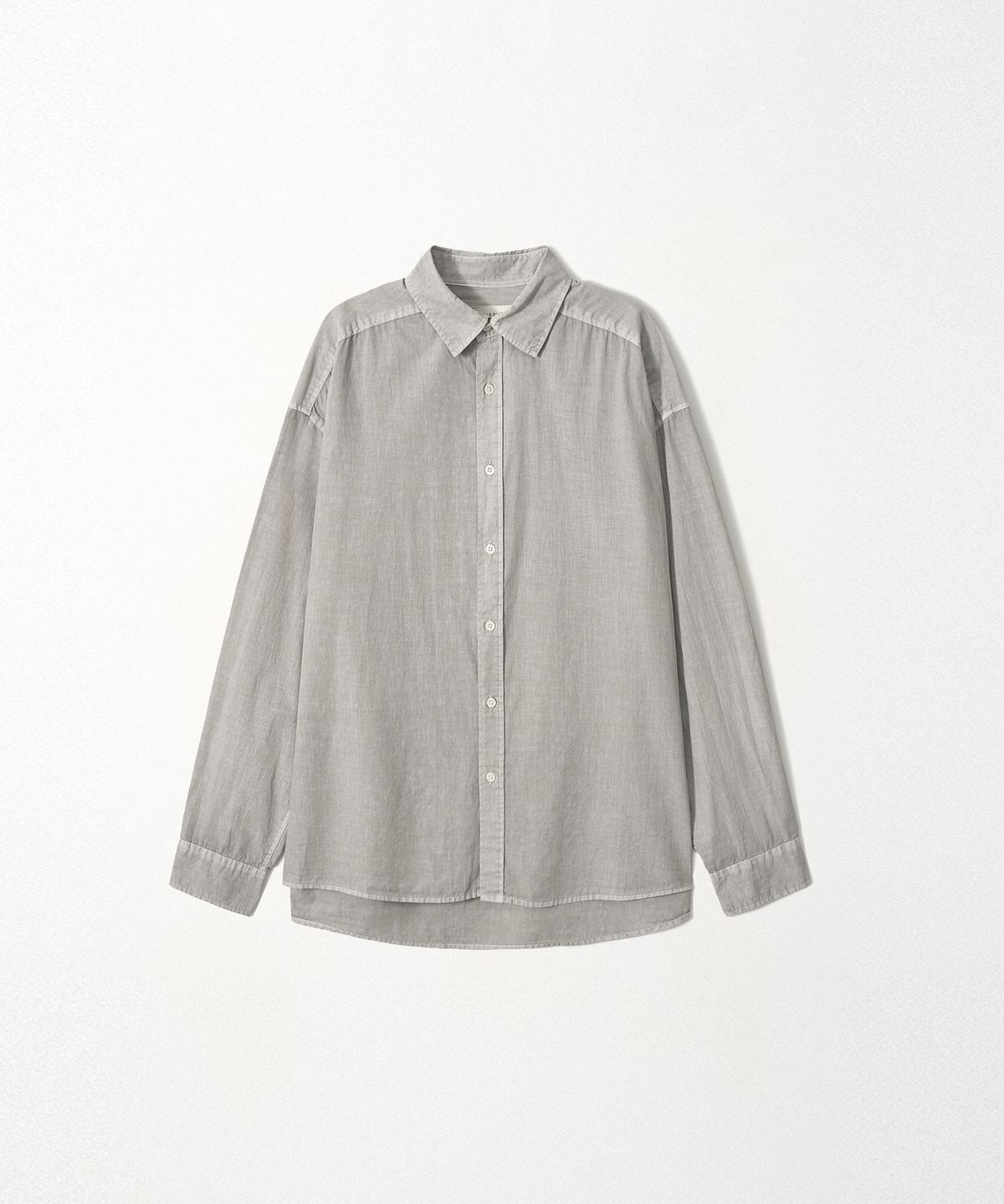 이지오 우먼(EZIO WOMEN) W Washed Linen Shirt_Grey