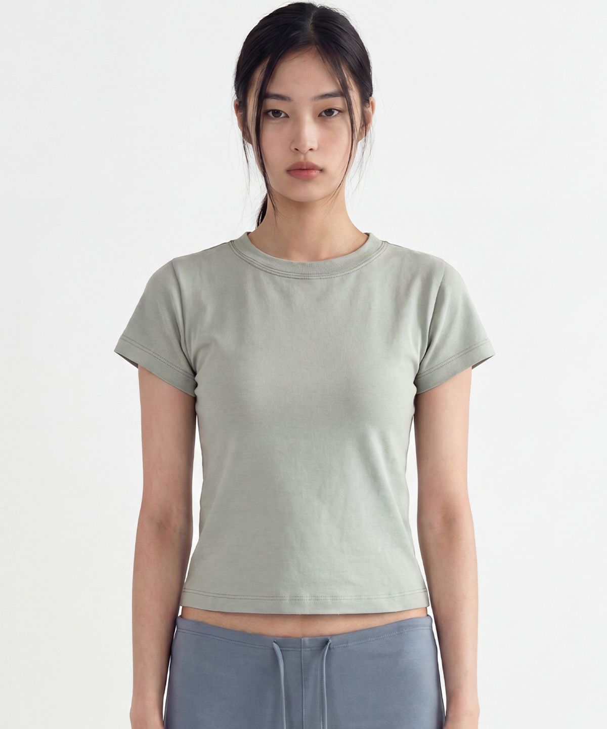 젬젬파라디(GEMGEM PARADIS) 제니퍼 베이비 티 LIGHT GREY