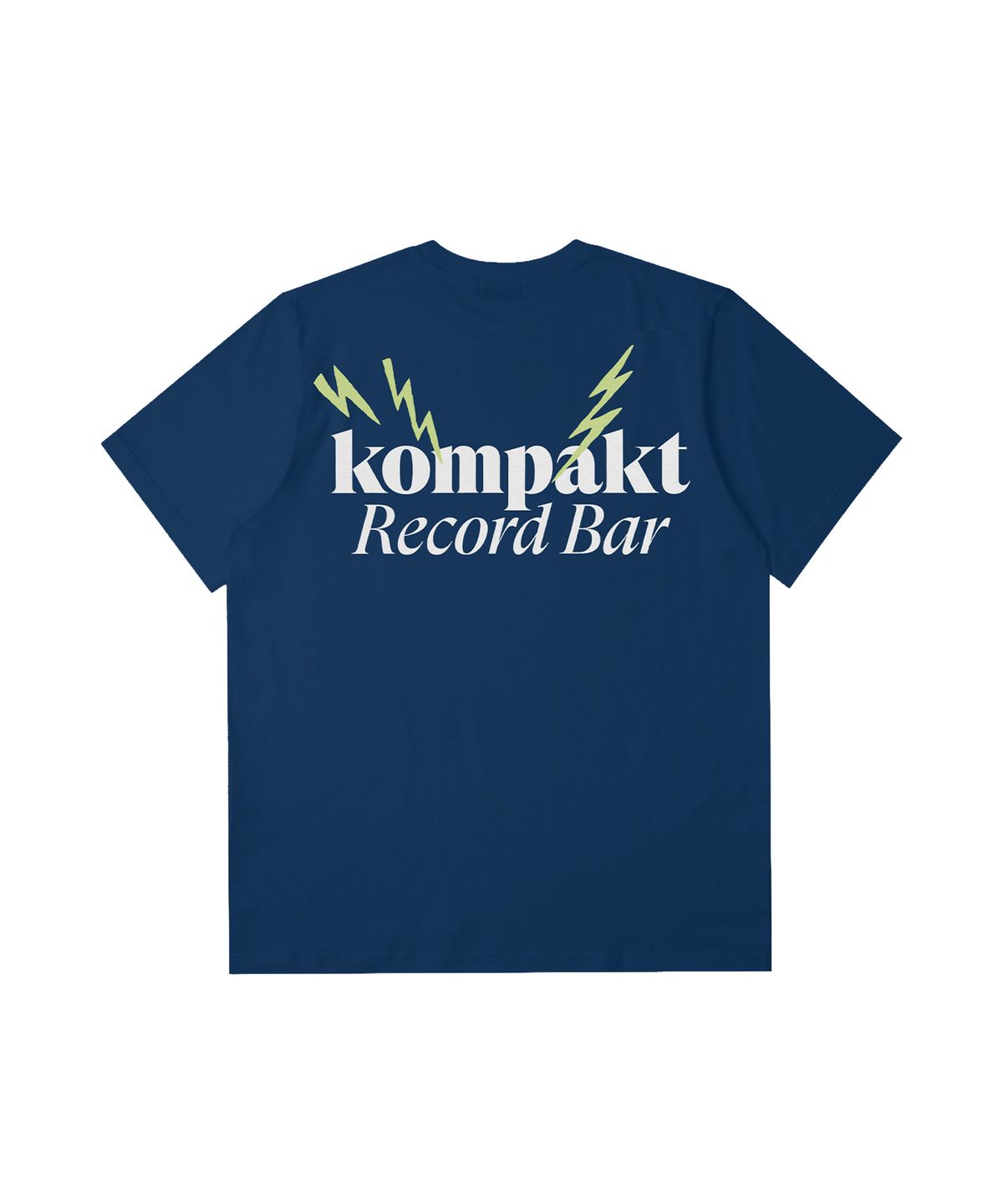 콤팩트 레코드 바(KOMPAKT RECORD BAR) KRB Thunder Logo T-shirt - Navy