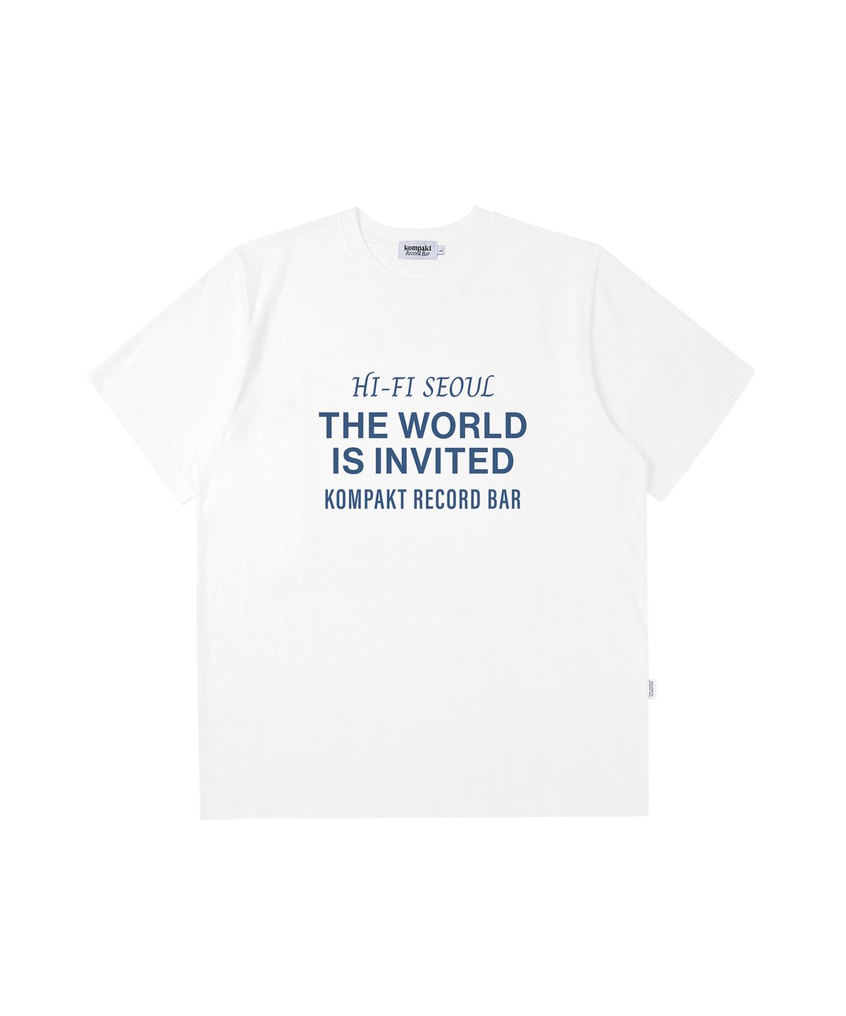 콤팩트 레코드 바(KOMPAKT RECORD BAR) 2026 Multi Logo T-shirt - White