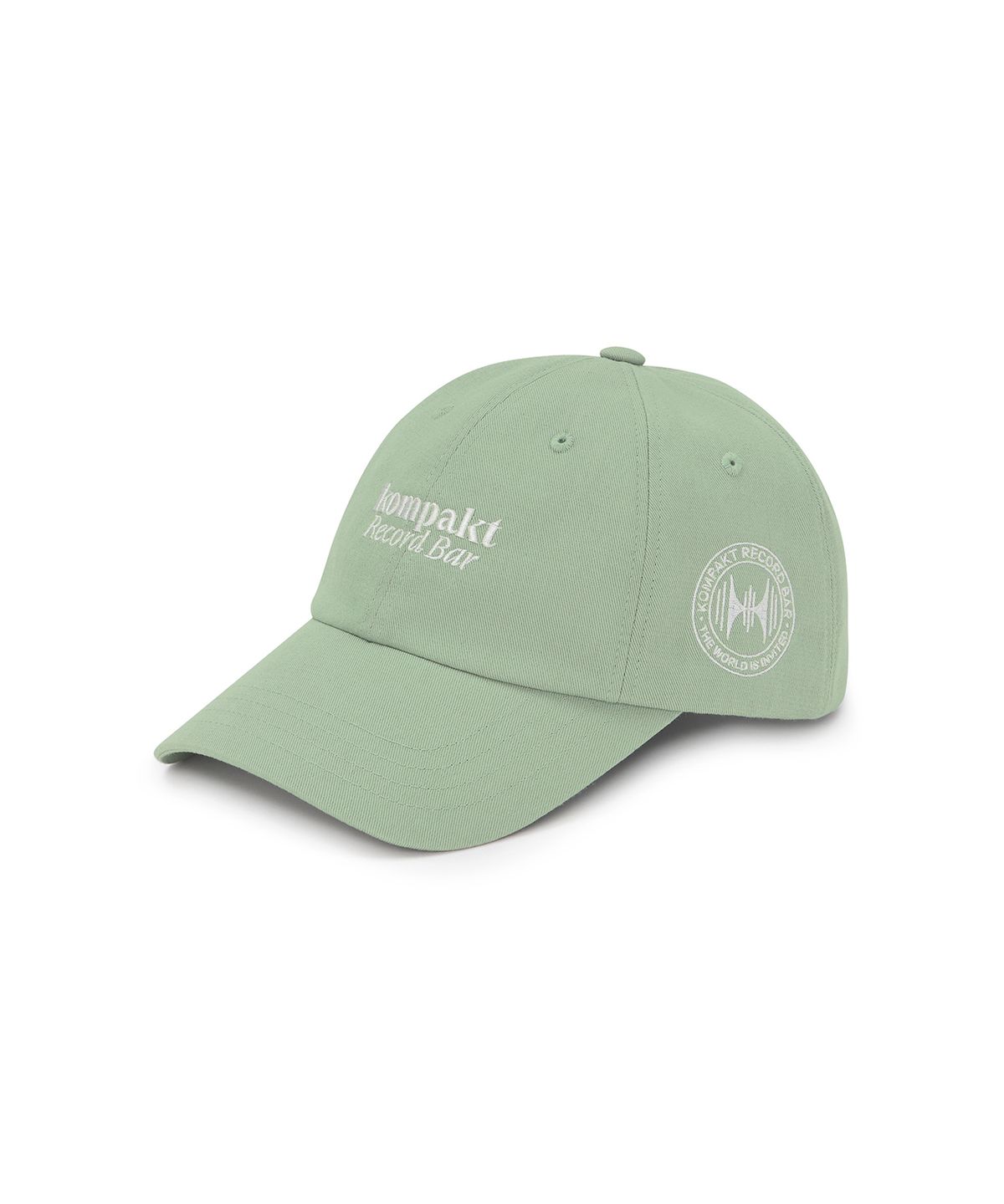 콤팩트 레코드 바(KOMPAKT RECORD BAR) KRB Basic Logo Curved Cap - Khaki