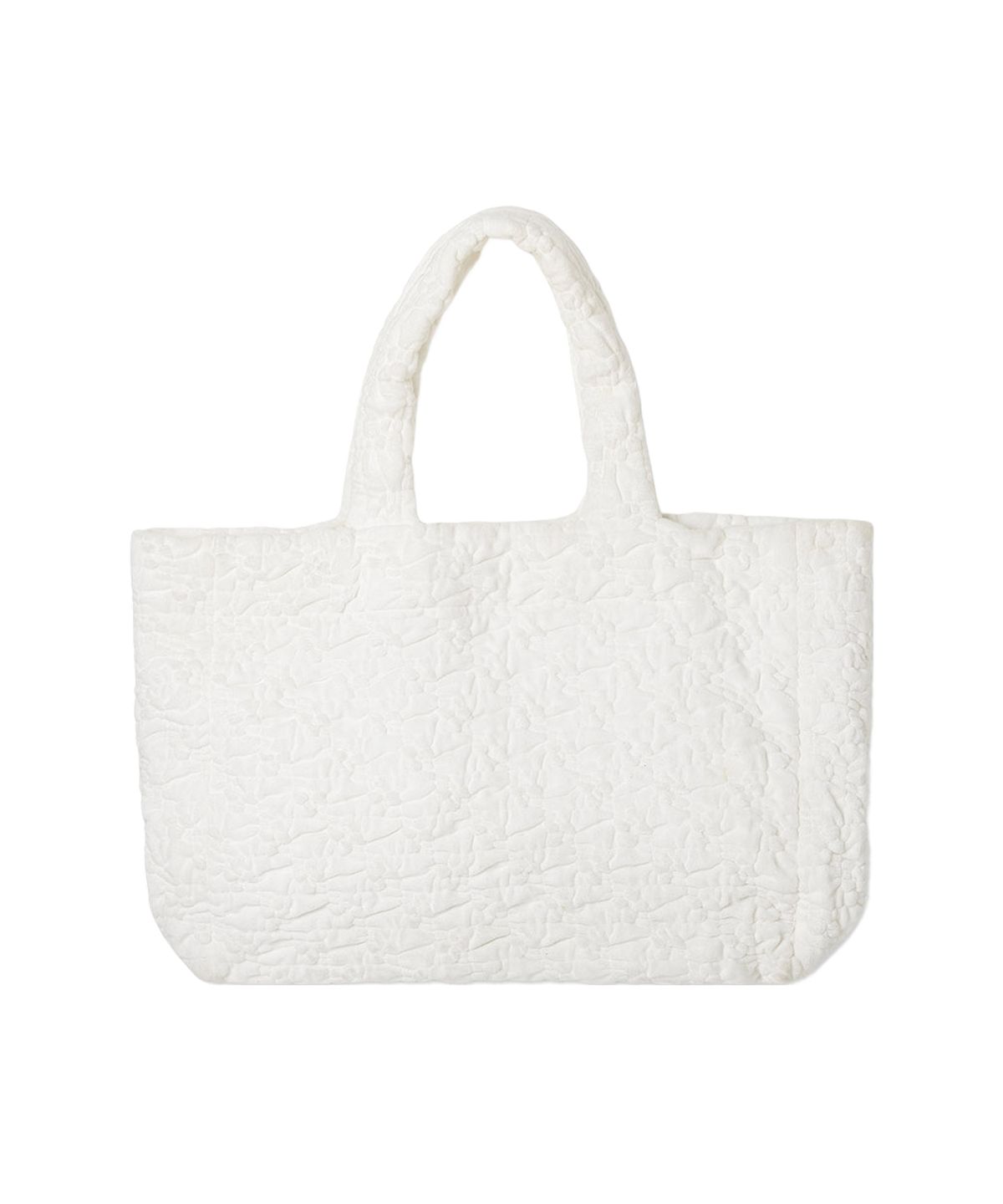 라츠유(LOTSYOU) LOTSYOU_Lots_you X miss sohn Puffy Terry Big-Bag WHITE