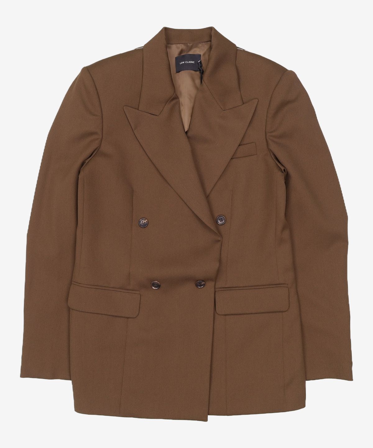 로우클래식(LOW CLASSIC) 21FW CLASSIC DOUBLE BLAZER - KHAKI M