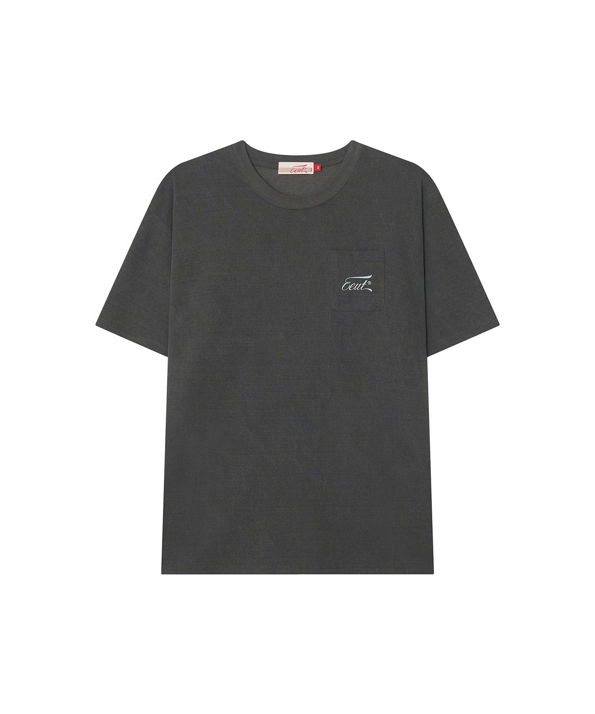 이우트(EEUT) LP POCKET T-SHIRT / CHARCOAL