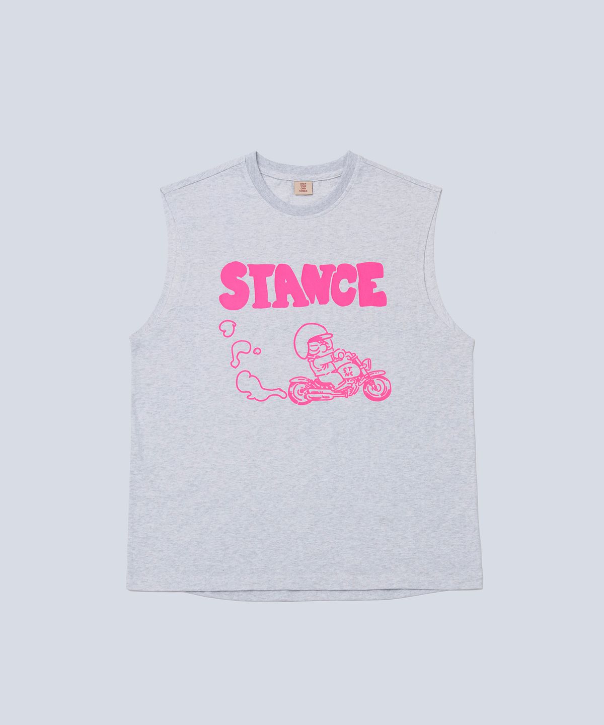 스텐스 서울(STANCE SEOUL) KDH CITY BOY SLEEVELESS TOP (HEATHER GREY)