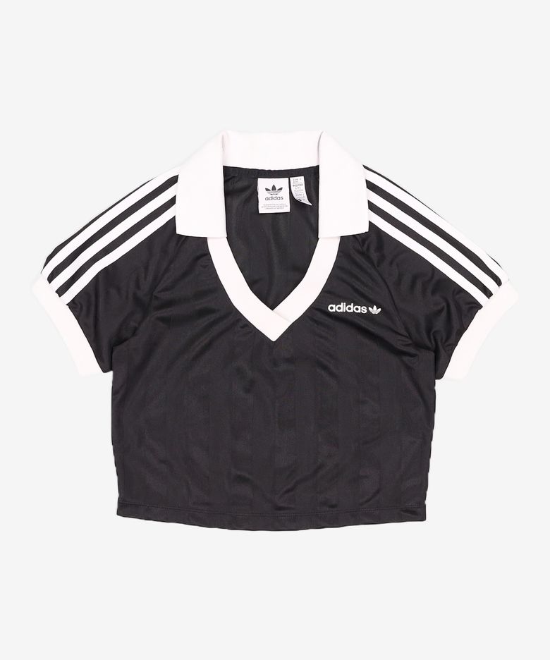 Soccer 크롭 탑 - 블랙 / IR9780 XS
