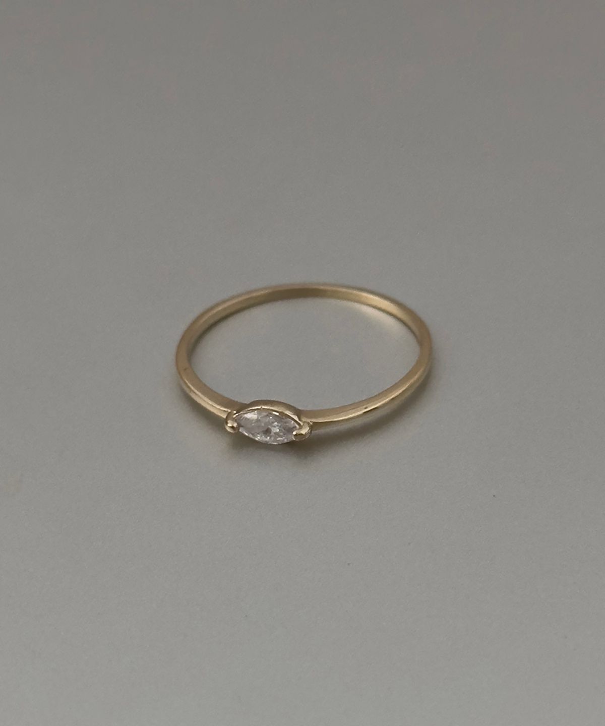 파예(FAYE) 14k Navette ring