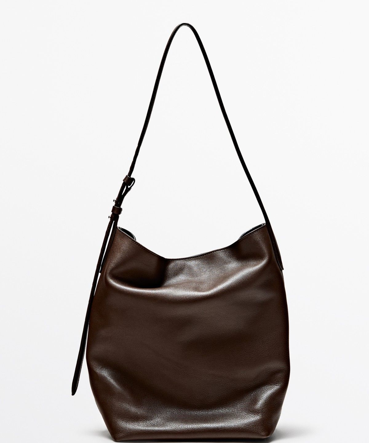마시모두띠(MASSIMO DUTTI) 나파 가죽 버킷 백