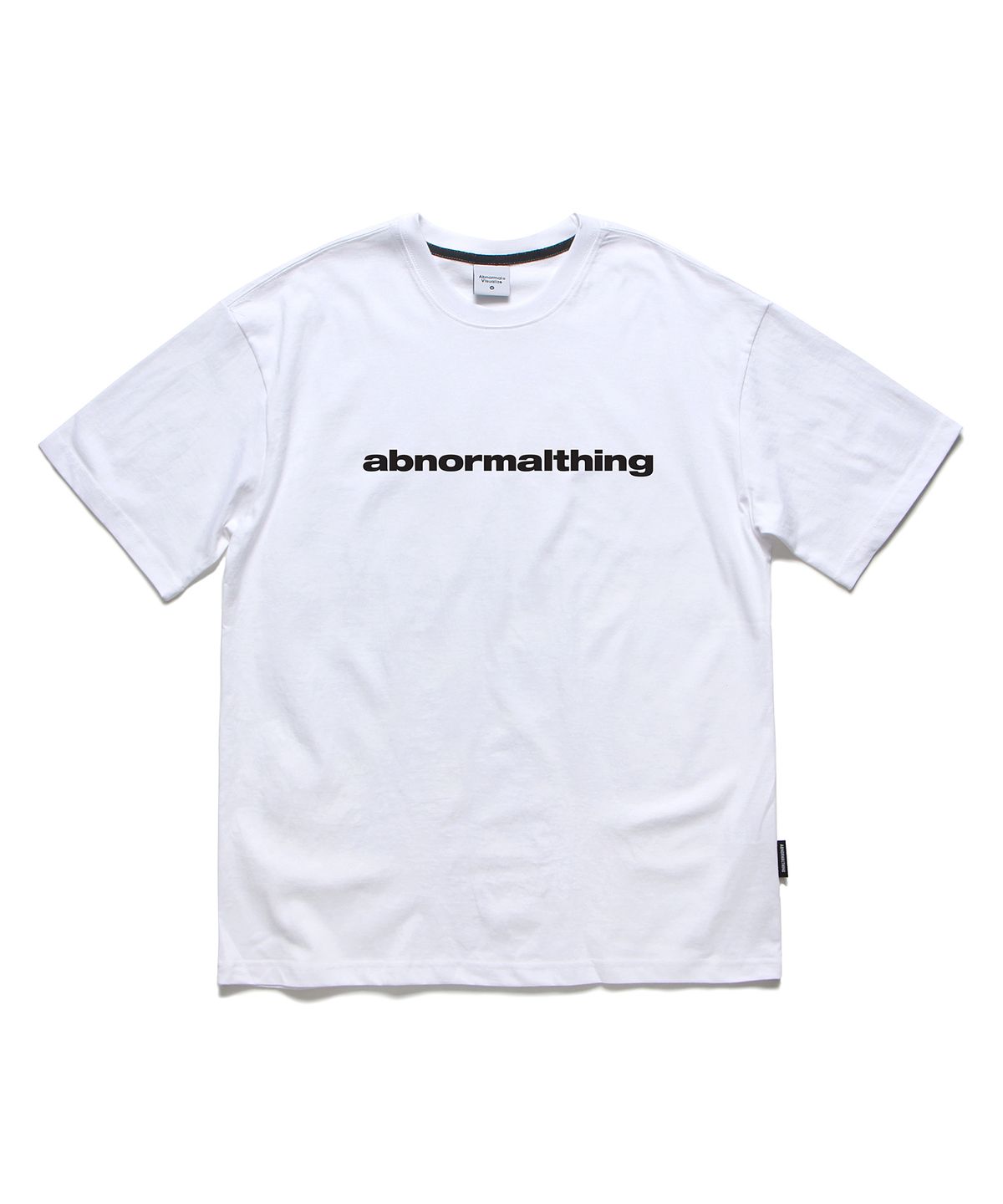 앱놀머씽(ABNORMALTHING) BS 오버핏 티셔츠 화이트 (BS T-SHIRT WHITE)