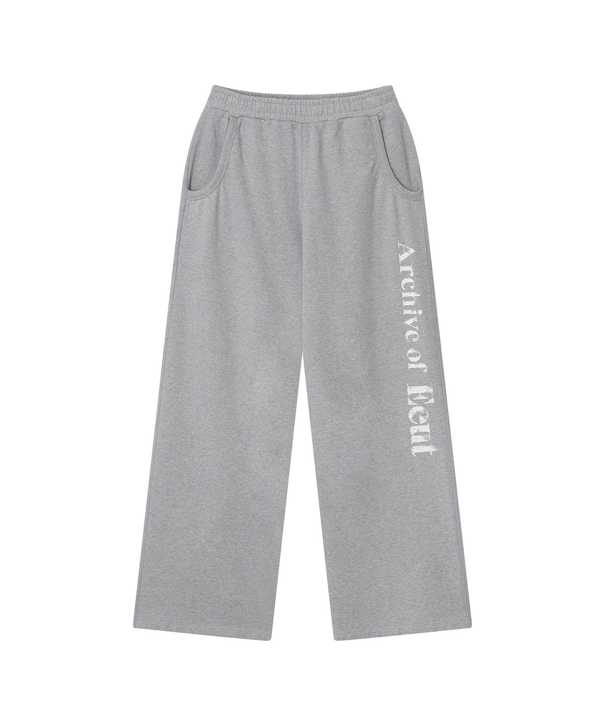 이우트(EEUT) ARCHIVE WASHED SWEATPANTS / MELANGE GRAY