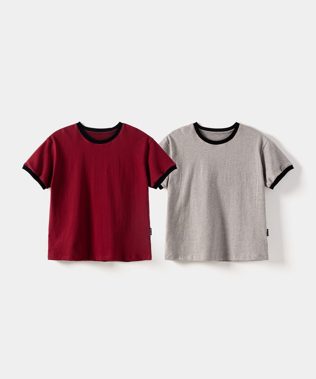 인디비주엘(INDIVIDUEL) 모먼트 링거 반팔 티셔츠 - 2 COLOR