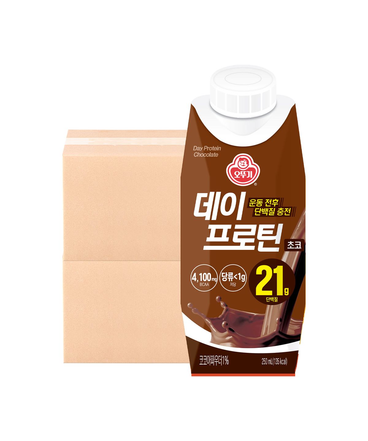오뚜기(OTOKI) 데이프로틴 초코 250ml 36팩