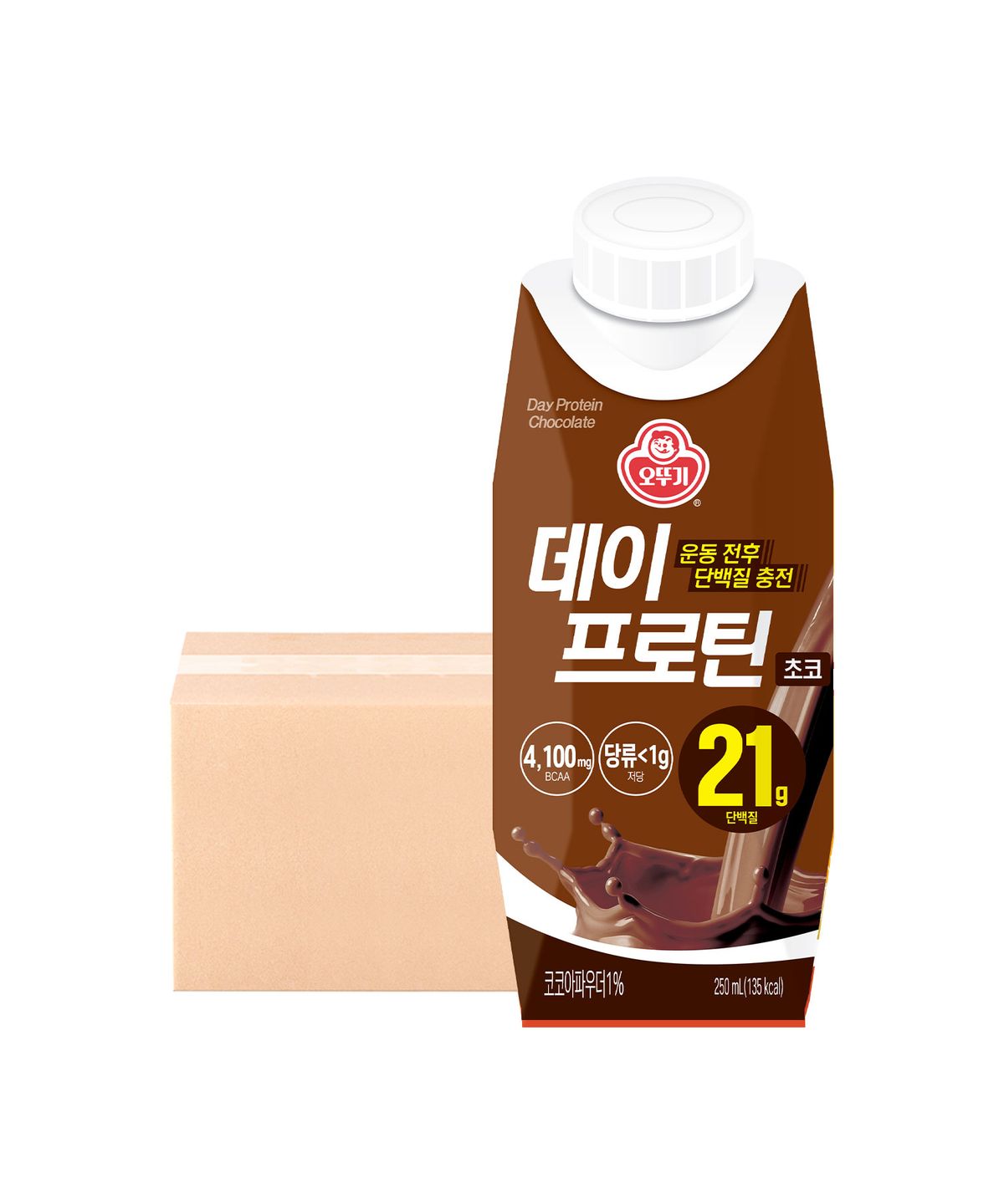 오뚜기(OTOKI) 데이프로틴 초코 250ml 18팩