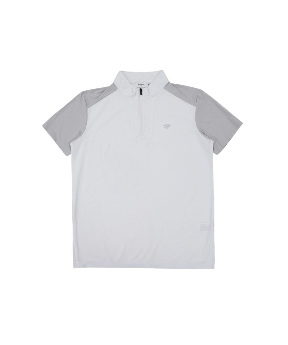몽버디 골프(MONBIRDIE GOLF) MENS 쿨테크 하프넥 숏슬리브 WHITE