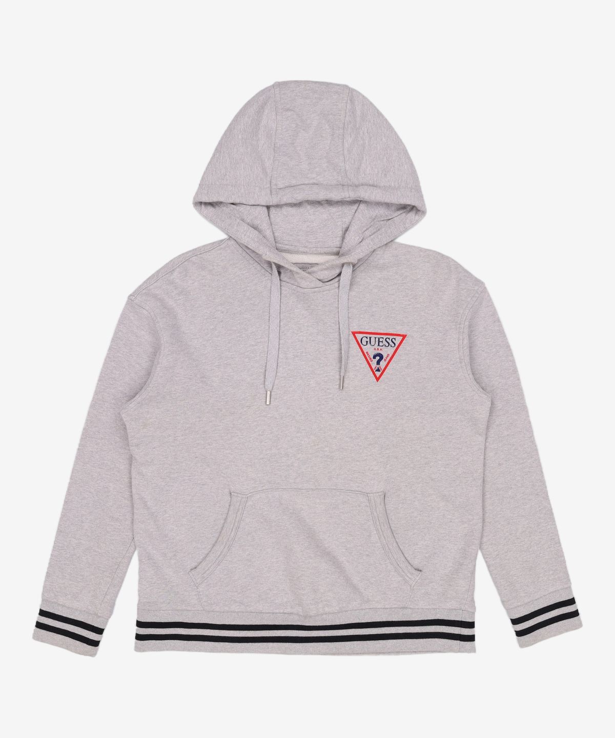 게스(GUESS) UNI RETRO ▽로고 오버핏 Hoody S