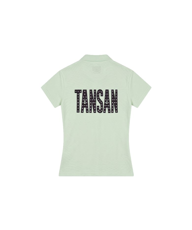 탄산 스타 로고 폴로 티셔츠 (민트)