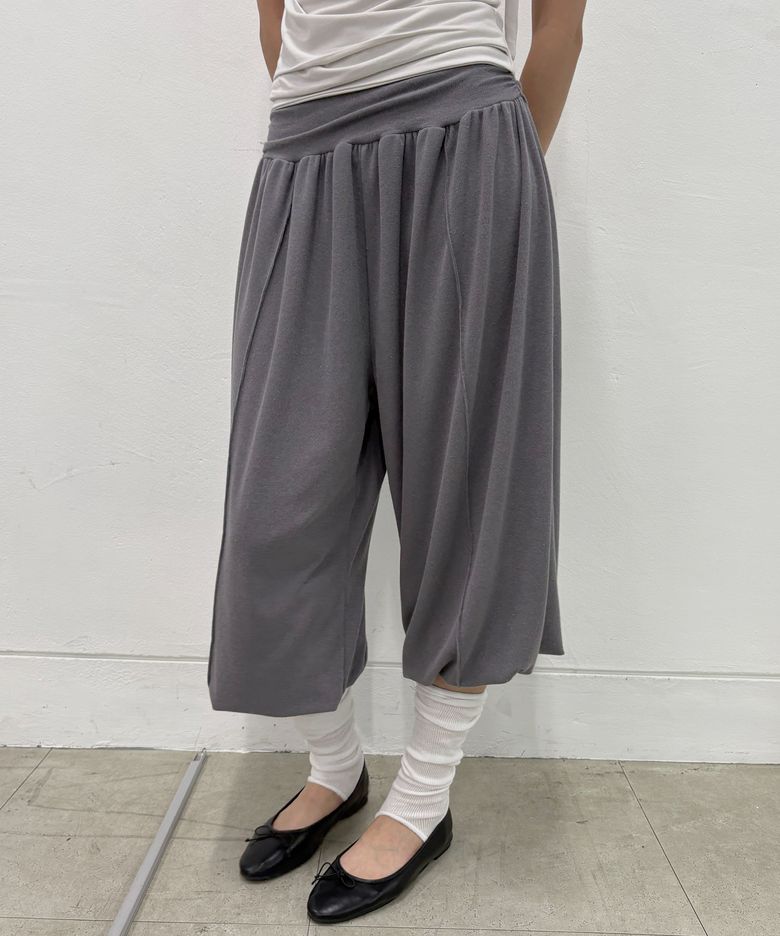 Wide Capri Pants (FL-270_Dark Gray)