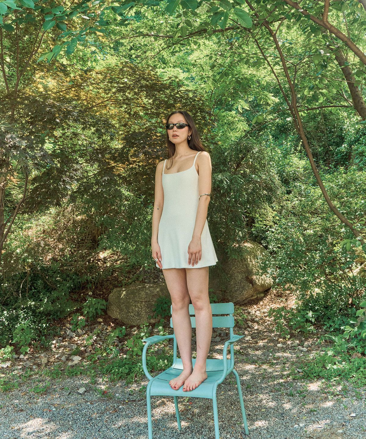 이우트(EEUT) TERRY COVER UP DRESS / WHITE